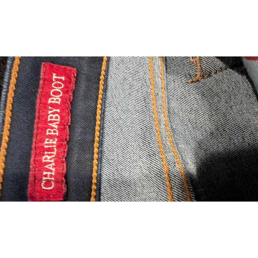 Lucky Brand Charlie Baby Boot Jeans 2/26 Long Dark Wash Stretch Bootcut Indie